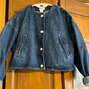 H&M Women’s Cropped Denim Jacket